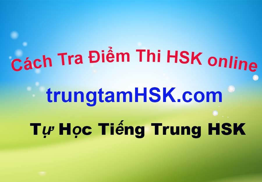 Tra Điểm HSK online
